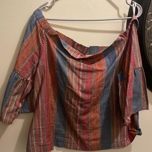 Off the shoulder shirt